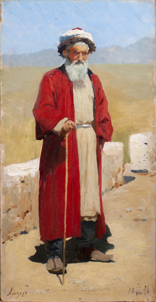 Житель Дагестану. Етюд.1888