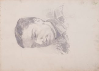 Арк. 24. Голова чоловіка. 14 січня 64