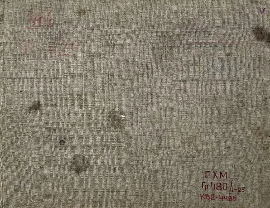 Album (1872–1885). Size 21 x 27.7 cm. The album contains 25 sheets: 23 sheets measuring 20 x 26 cm, 1 sheet measuring 20 x 17 cm, and 1 sheet measuring 20 x 11.5 cm, with pencil drawings.