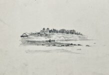 Арк.30. Пейзаж з церквою