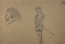 Арк.19. Чоловік в обладунках, голова чоловіка