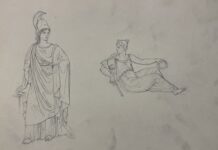 Арк.25. Начерки античних фігур