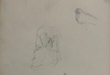 Арк.43. Начерки ступень та одягу