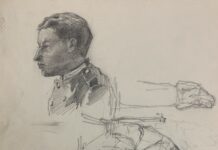 Арк.51. Погрудне зображення військового