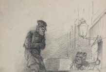 Арк.52. Вулична сцена з бродягами